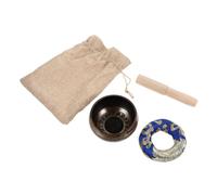 UPKOCH Tibetan Singing Bowl Chakra Meditation Bell for Decorative Buddhism Bowl Multi-function for Yoga