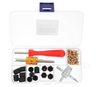 UPKOCH Tire Repair Tool Kit for Car Bicycle Motorcycle Valve Core Removal and Installation Stainless Steel and Copper Lightweight Portable Mechanics Equipment for Easy Tire Valve