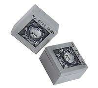 UPKOCH Tooth Collection Box Dental Memorial Box for Boy Keepsake Organizer Engraved Design Memory Tooth Holder Case Quality Engraved Printing Tech