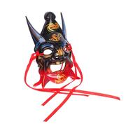 UPKOCH Traditional Hand Painted Full Face Mask Asian Cultural Heritage Cosplay Prop for Theatrical Performances Celebrations Lightweight Breathable Design with Vibrant Patterns