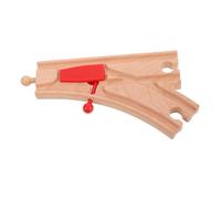 UPKOCH Train Track Expansion Kit with Wooden Railway Bridge and Accessories for Boy Girl Compatible with Thomas Train Encourages Creativity and Imagination Safe Wooden Construction