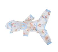 UPKOCH Transparent Pet Raincoat for Small and Medium Dogs Lightweight Four-leg Full Coverage Rain Jacket with Cute Pattern Comfortable Fit for Outdoor Adventures and Daily Walks