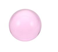 UPKOCH Transparent Resin Juggling Ball Pink Crystal Sphere for Adults Beginners Professional Acrobatic Conjuring Circus Stage Performance Clear Gloss