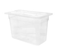 UPKOCH Transparent Slow Cooker Container 12.80 L with Airtight Lid for Sous Vide and Food Storage in the Home