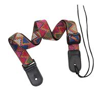 UPKOCH Trendy Woven Ukulele Shoulder Strap Set Tail Nail Non-slip Adjustable Ukulele Belt for Soprano and Concert Ethnic Style