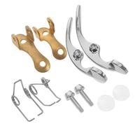 UPKOCH Trombone Drain Valves Mountings Replacement Kit Key Axle Rods Soft Grip for Trumpet Maintenance