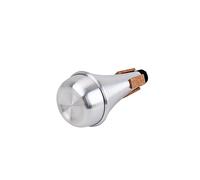 UPKOCH Trumpet Mute Practice Straight Cup Mute Cork for Beginner Musical Accessory for Playing in Home Studio Silver