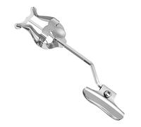 UPKOCH Trumpet Trombone Lyre Clip, Marching Clamp-on Sheet Music Holder for Wind Instruments, Metal Silver Folder, Lightweight and Easy to Carry for Marching Band Players
