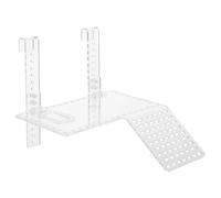UPKOCH Turtle Tank Sun Terrace Hanging Basking Platform Large Acrylic Ramp for Aquariums Fish Tank Wide Dock Move Freely Easy Installation Turtle Climbing Platform