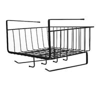 UPKOCH Under Shelf Storage Basket Under Shelf Storage Basket Undershelf Wire Basket Metal Hanging Bin Under Cabinet Organizer for Kitchen Pantry Bookshelf Bathroom Cupboard