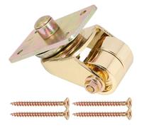 UPKOCH Upright Piano Metal Caster Gold Sliding Roller Acoustic Piano Wheel Replacement Part and Bottom Support