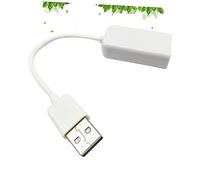 UPKOCH USB 2.0 Virtual 7.1 Channel Sound Card Adapter with Cable, Driverless External Audio Sound Card for Laptop, Notebook, and Speaker Box, Plastic Material, White Colour