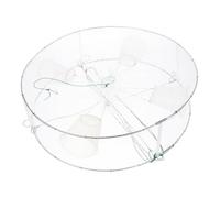 UPKOCH Versatile Collapsible Fish Trap Net Cage for Large Fish Crawfish Supplies Crab Drop Net Portable PE Material Fishing Accessory for Bank Boat and Shallow Water Use