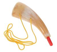 UPKOCH Viking Horn Ox Horn Design Portable Cheering Trumpet Noise Maker for Sports Games Party Events Beginner Wind Instrument Gift Random Color