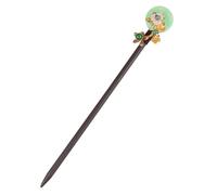UPKOCH Vintage Green Wood and Jade Hair Fork for Bride Not Easy to Break or Fade Delicate Ancient Chinese Style Wedding Hair Stick Accessory