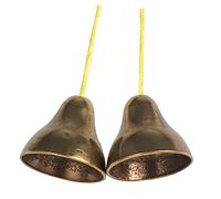 UPKOCH Vintage Hand Cymbal Bell Musical Instrument for Performance Lightweight and Portable Yoga Chime for School and Daily Practice