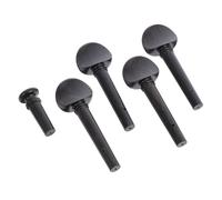 UPKOCH Violin Tuning Pegs Ebony Wood Fiddle Endpin Tailpiece Pin for Musical Instrument Accessories Violin Repair Tool and Peg Replacements for Improved Sound and Tuning