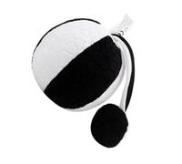 UPKOCH Vision Trainer Ball for Months Black and White Eyesight Practice with Inner Bell for Early Development Lightweight Visual Training Ball to Stimulate Sight and Hand Eye Coordination