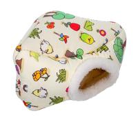 UPKOCH Warm Plush Parakeet Nest Bed Cozy Insulated Bird House for Cage with Secure Snuggle Hut for Cockatiels Conures Lovebirds and Parrots