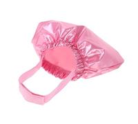 UPKOCH Waterproof Red M Pet Bath Cap with Ear Protection for Dogs and Cats, Reusable Shower Hat Suitable for Puppy and Household Bathing