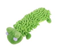 UPKOCH Wear Resistant Plush Dog Molar with Sound Frog Shape Chew for Pets Educational Interactive Plush Chewing Plaything to Reduce Destructive Behavior at Home Shop Green