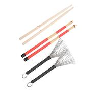 UPKOCH Wire Brush Drum Stick Drum Sticks Bristles Multi-use Accessory for Practice Studio and Live Performances