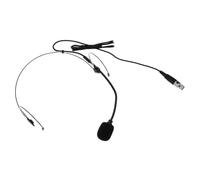 UPKOCH Wired Headworn Microphone Headset with Four-pin Xlr Connector Black for Teacher Voice Amplifier Singing Performance and Public Speaking