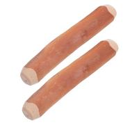 UPKOCH Wood Dog Chew Stick Durable Natural Teething for Puppies Dogs of All Ages Engaging Design for Biting Chewing Promotes Relaxation Muscle Development