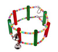 UPKOCH Wooden Ferris Wheel Toy Pet Parrot Chewing Toy for Birds Pets Cage Accessory Bird Swing Cage Accessory Chew for Parrot Chew for Caged