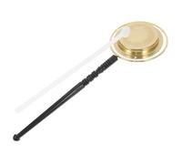 UPKOCH Wooden Fish Copper Chime Ritual Instruments Percussion Instrument for Buddhist Temple Home Decoration Crafted Chinese Music Mallet Buddhist Supplies Yin Qing Craft Temple Buddha