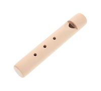 UPKOCH Wooden Flute for DIY Paintable Whistle Compact for Little Hands Great for Early Music Education and Cognitive Development Unpainted for Creative Expression