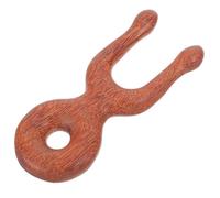 UPKOCH Wooden Foot Massager for Relieving Tension with Long Handle Natural Touch Wood Massage Tool and Specially Shaped Teeth Suitable for Hands and Legs at Home or Office
