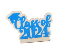 UPKOCH Wooden Graduation Decorations Unique for Graduation Season Sturdy Centerpieces for Tabletop for Class Celebrations and Leavers Parties