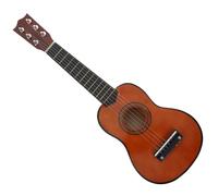 UPKOCH Wooden Guitar for Beginners Educational Musical Instrument with Comfortable Grip Sound Quality for Early Music Learning and Home Decor