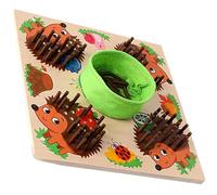 UPKOCH Wooden Hedgehog Sensory for, Educational Logical Thinking Plaything, Compact Early Learning for