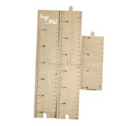 UPKOCH Wooden Height Growth Chart Ruler for Measurement Adhesive Wall Mounted Height Measuring Board for Bedroom Nursery Living Room Decor and Family Keepsake