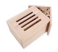 UPKOCH Wooden Insect Hotel Insect House Garden Outdoor Ladybugs Shelter Butterfly Nesting Box Backyard Hotels Bee House for Boys and Girls Bug Hunting