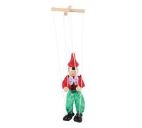 UPKOCH Wooden Marionette Pull String Puppet DIY Unfinished Figurine for Creative Play Performance Party Favor Theatrical Random Color