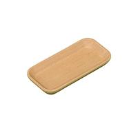 UPKOCH Wooden Mini Tray for Food Serving Natural Rectangular Plate Sushi Tray Snack Saucer for Home Hotel Use for Desserts Appetizers and Fruits