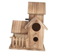 UPKOCH Wooden Nesting Cottage for Birds Parakeet Breeding House Durable Bird House Easy to Clean for Garden Balcony Decor