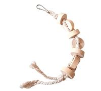 UPKOCH Wooden Parrot Toy for Small Birds Talking Bird Chewing Toy Parrot Cage Accessories
