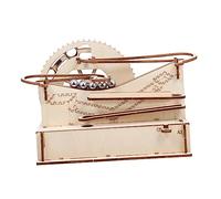 UPKOCH Wooden Puzzle Marble Run DIY Educational for Smooth Fit Creative Parent Activity Decorative Craft Model Gift