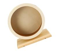 UPKOCH Wooden Silent Hamster Running Wheel Small Pet for Chinchilla Guinea Pig Quiet Exercise Wheel Relieves Stress and Encourages Healthy Activity