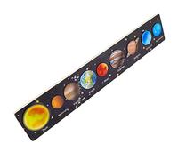 UPKOCH Wooden Solar System Puzzle for Boys and Girls 8 Planet Matching Educational Toy Interactive Cognition Learning Game for Boys and Girls Early Learning Toys Set