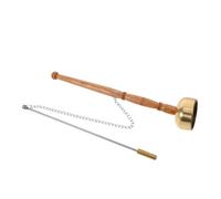 UPKOCH Wooden Temple Bell Small Bell for Buddha Instrument Buddhist Musical Instrument for Prayer Ritual Use