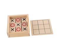 UPKOCH Wooden Toe Board Game for Adults Portable Family Puzzle with Secure Storage Box Rustic Design for Travel and Home Entertainment Enhances Logical Thinking and Strategic Skills