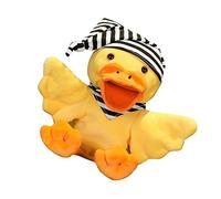 UPKOCH Yellow Duck Storytelling Hand Puppet Cartoon Glove Cloth Doll for Parent Interactive Play Imagination Development