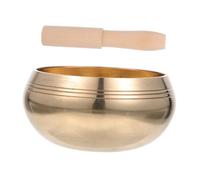 UPKOCH Yoga Meditation Bowl Tibetan Singing Bowl Mallet for Relaxation Chakra Drum for Garden Study Bedroom