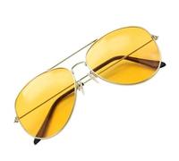 UPKUNO 1Pcs Night Driving Glasses, Night Vision Anti Glare Safety, Yellow Lens Anti Glare Ultralight Frame for Nighttime/Clondy/Foggy