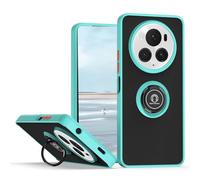 UPLAI Case for Honor Magic 6 Pro (Magic6 Pro), Ultra Thin Shockproof Cover with Magnetic Ring Holder, Premium PC + TPU Bumper Stylish Translucent Frosted Cover.(Sky Blue)